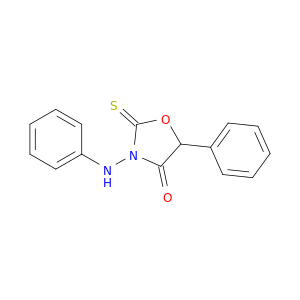 4-Oxazolidinone, 5-phenyl-3-(phenylamino)-2-thioxo-