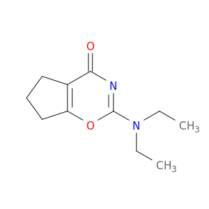 Cyclopent[e]-1,3-oxazin-4(5H)-one, 2-(diethylamino)-6,7-dihydro-