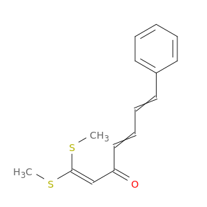 1,4,6-Heptatrien-3-one, 1,1-bis(methylthio)-7-phenyl-
