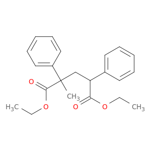 Pentanedioic acid, 2-methyl-2,4-diphenyl-, diethyl ester