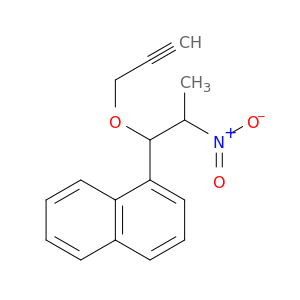 Naphthalene, 1-[2-nitro-1-(2-propynyloxy)propyl]-