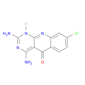 Pyrimido[4,5-b]quinolin-5(1H)-one, 2,4-diamino-8-chloro-