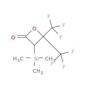 2-Oxetanone, 4,4-bis(trifluoromethyl)-3-(trimethylsilyl)-