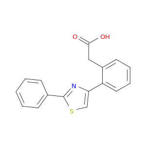 [2-(2-phenyl-1,3-thiazol-4-yl)phenyl]acetic acid