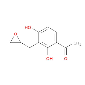 Ethanone, 1-[2,4-dihydroxy-3-(oxiranylmethyl)phenyl]-