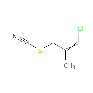 Thiocyanic acid, 3-chloro-2-methyl-2-propenyl ester