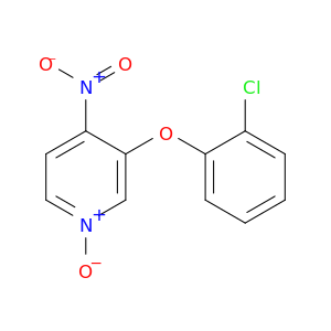 Pyridine, 3-(2-chlorophenoxy)-4-nitro-, 1-oxide