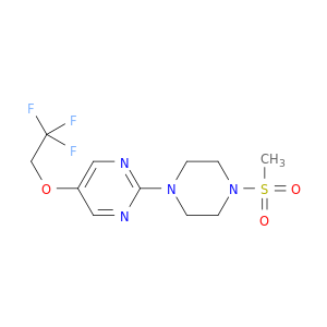Piperazine, 1-(methylsulfonyl)-4-[5-(2,2,2-trifluoroethoxy)-2-pyrimidinyl]-