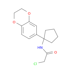 2-Chloro-n-[1-(2,3-dihydro-1,4-benzodioxin-6-yl)cyclopentyl]acetamide
