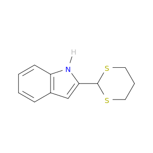 1H-Indole, 2-(1,3-dithian-2-yl)-