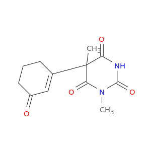 2,4,6(1H,3H,5H)-Pyrimidinetrione,1,5-dimethyl-5-(3-oxo-1-cyclohexen-1-yl)-