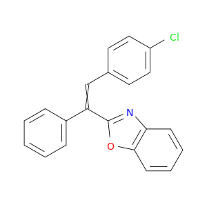 Benzoxazole, 2-[2-(4-chlorophenyl)-1-phenylethenyl]-