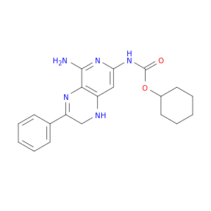 CYCLOHEXYL (5-AMINO-1,2-DIHYDRO-3-PHENYLPYRIDO[3,4-B]PYRAZIN-7-YL)CARBAMATE