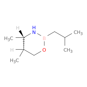 2H-1,3,2-Oxazaborine, tetrahydro-4,5-dimethyl-2-(2-methylpropyl)-, cis-