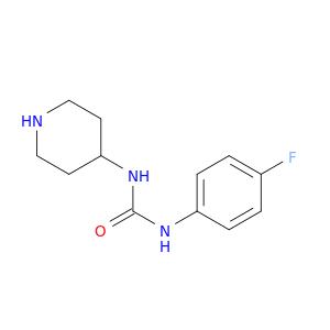 3-(4-氟苯基)-1-(哌啶-4-基)脲