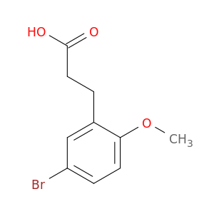 3-(5-溴-2-甲氧基苯基)丙酸