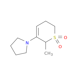 Pyrrolidine, 1-(5,6-dihydro-2-methyl-1,1-dioxido-2H-thiopyran-3-yl)-