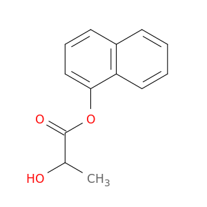Propanoic acid, 2-hydroxy-, 1-naphthalenyl ester