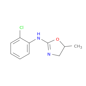 2-Oxazolamine, N-(2-chlorophenyl)-4,5-dihydro-5-methyl-