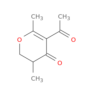 4H-Pyran-4-one, 5-acetyl-2,3-dihydro-3,6-dimethyl-