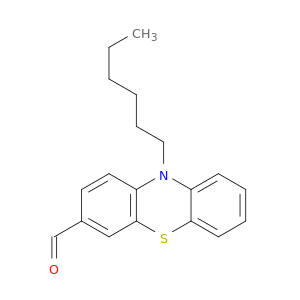 10H-Phenothiazine-3-carboxaldehyde, 10-hexyl-