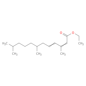 2,4-十二二烯酸,3,7,11-三甲基-,乙酯
