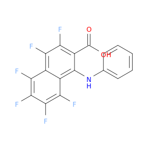2-Naphthalenecarboxylic acid, 3,4,5,6,7,8-hexafluoro-1-(phenylamino)-