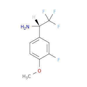(1S)-2,2,2-Trifluoro-1-(3-fluoro-4-methoxyphenyl)ethan-1-amine
