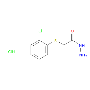 2-[(2-氯苯基)硫烷基]乙酰肼盐酸盐