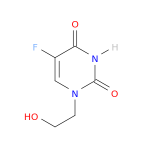 2,4(1H,3H)-Pyrimidinedione, 5-fluoro-1-(2-hydroxyethyl)-