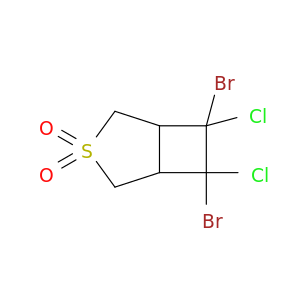 3-Thiabicyclo[3.2.0]heptane, 6,7-dibromo-6,7-dichloro-, 3,3-dioxide