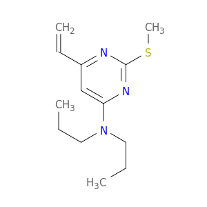 4-Pyrimidinamine, 6-ethenyl-2-(methylthio)-N,N-dipropyl-
