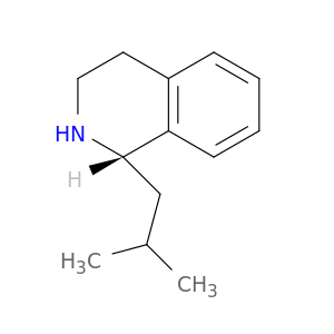 Isoquinoline, 1,2,3,4-tetrahydro-1-(2-methylpropyl)-, (S)-