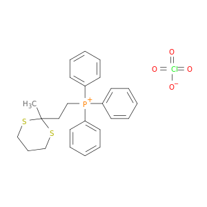 Phosphonium, [2-(2-methyl-1,3-dithian-2-yl)ethyl]triphenyl-, perchlorate