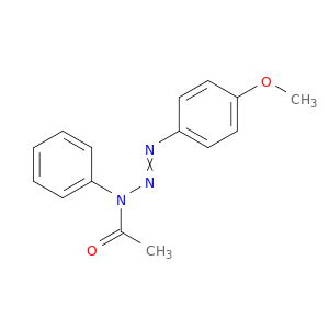 1-[(2e)-3-(4-methoxyphenyl)-1-phenyltriaz-2-en-1-yl]ethanone