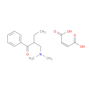2-(DIMETHYLAMINO)METHYL-BUTYROPHENONE MALEATE
