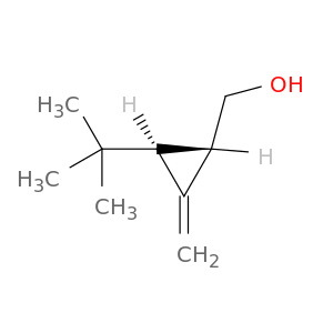 Cyclopropanemethanol, 2-(1,1-dimethylethyl)-3-methylene-, trans-