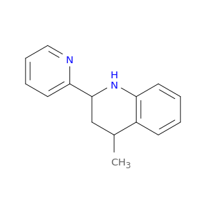 Quinoline, 1,2,3,4-tetrahydro-4-methyl-2-(2-pyridinyl)-