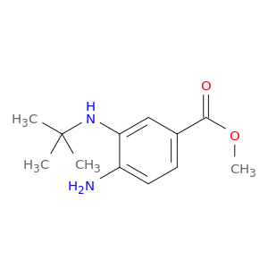 苯甲酸,4-氨基-3-[(1,1-二甲基乙基)氨基]-,甲酯