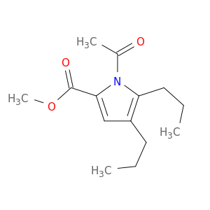 1H-Pyrrole-2-carboxylic acid, 1-acetyl-4,5-dipropyl-, methyl ester