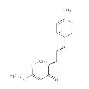 1,4,6-Heptatrien-3-one, 7-(4-methylphenyl)-1,1-bis(methylthio)-