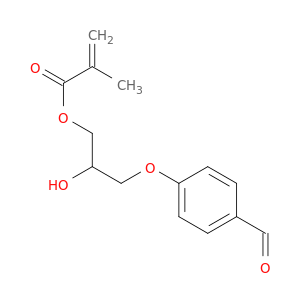 2-Propenoic acid, 2-methyl-, 3-(4-formylphenoxy)-2-hydroxypropyl ester