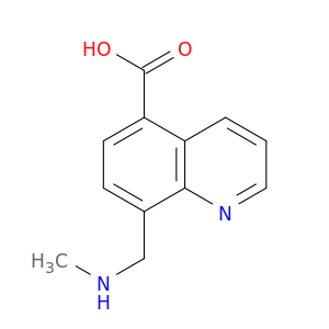 5-Quinolinecarboxylic acid, 8-[(methylamino)methyl]-