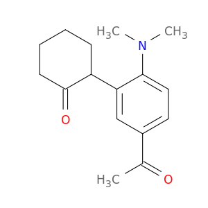 Cyclohexanone, 2-[5-acetyl-2-(dimethylamino)phenyl]-