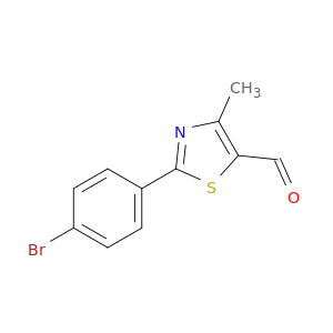 5-Thiazolecarboxaldehyde, 2-(4-bromophenyl)-4-methyl-