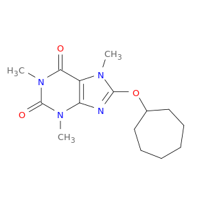 8-(CYCLOHEPTYLOXY)CAFFEINE