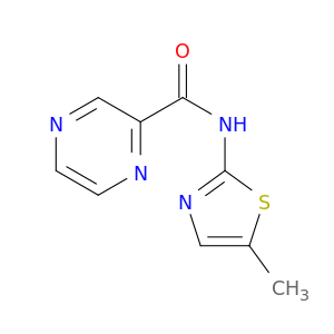 Pyrazinecarboxamide, N-(5-methyl-2-thiazolyl)-
