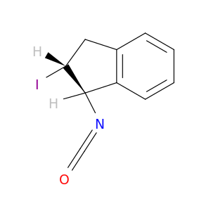 1H-Indene, 2,3-dihydro-2-iodo-1-isocyanato-, trans-