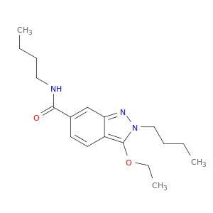 2H-Indazole-6-carboxamide, N,2-dibutyl-3-ethoxy-