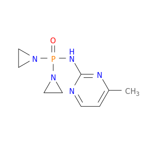 Phosphinic amide,P,P-bis(1-aziridinyl)-N-(4-methyl-2-pyrimidinyl)- (7CI,8CI,9CI)